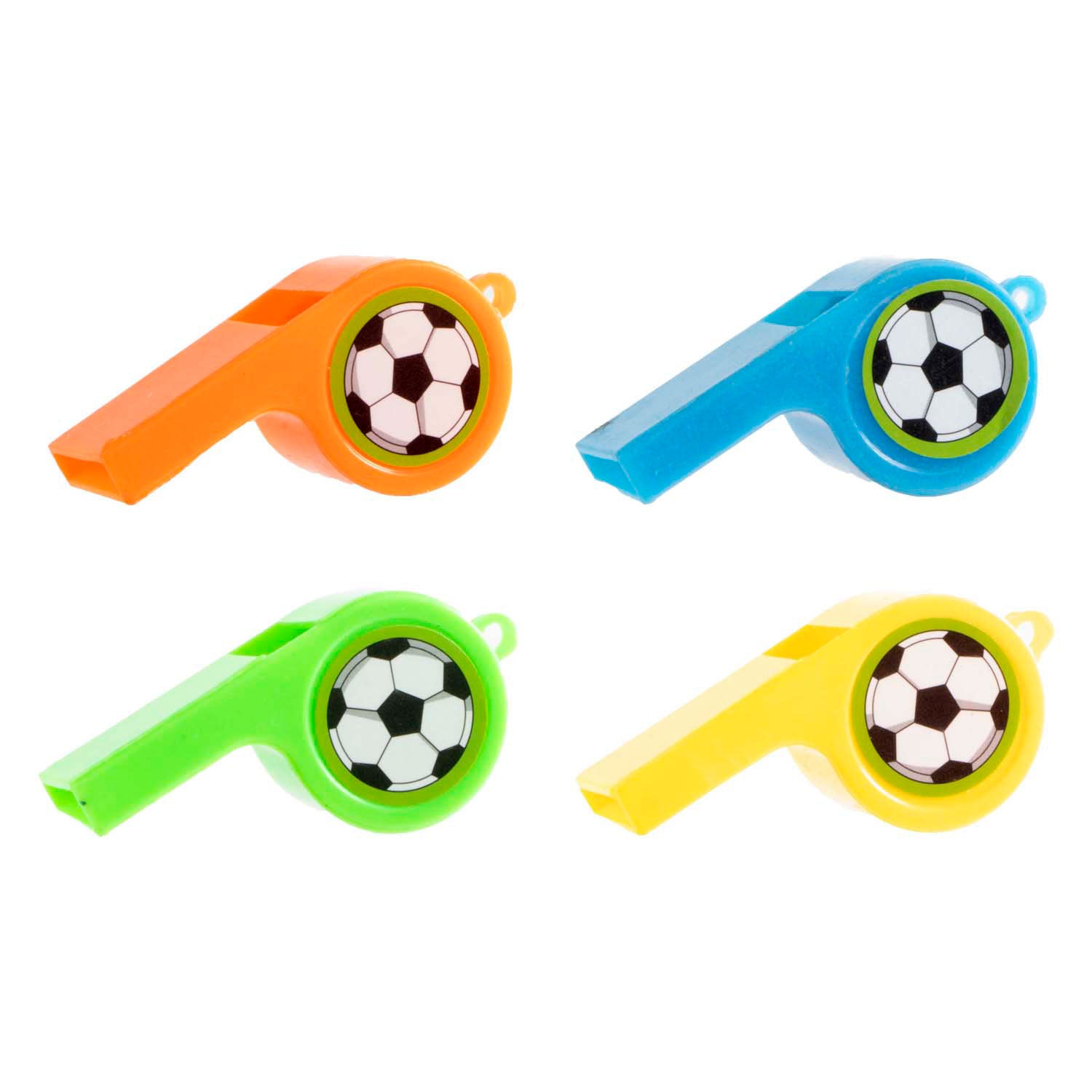 Jono Toys - Jono Toys Voetbalfluitjes 12 stuks