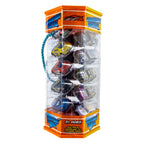 Jono toys metalen pull back auto's in opbergtoren, 15 auto's