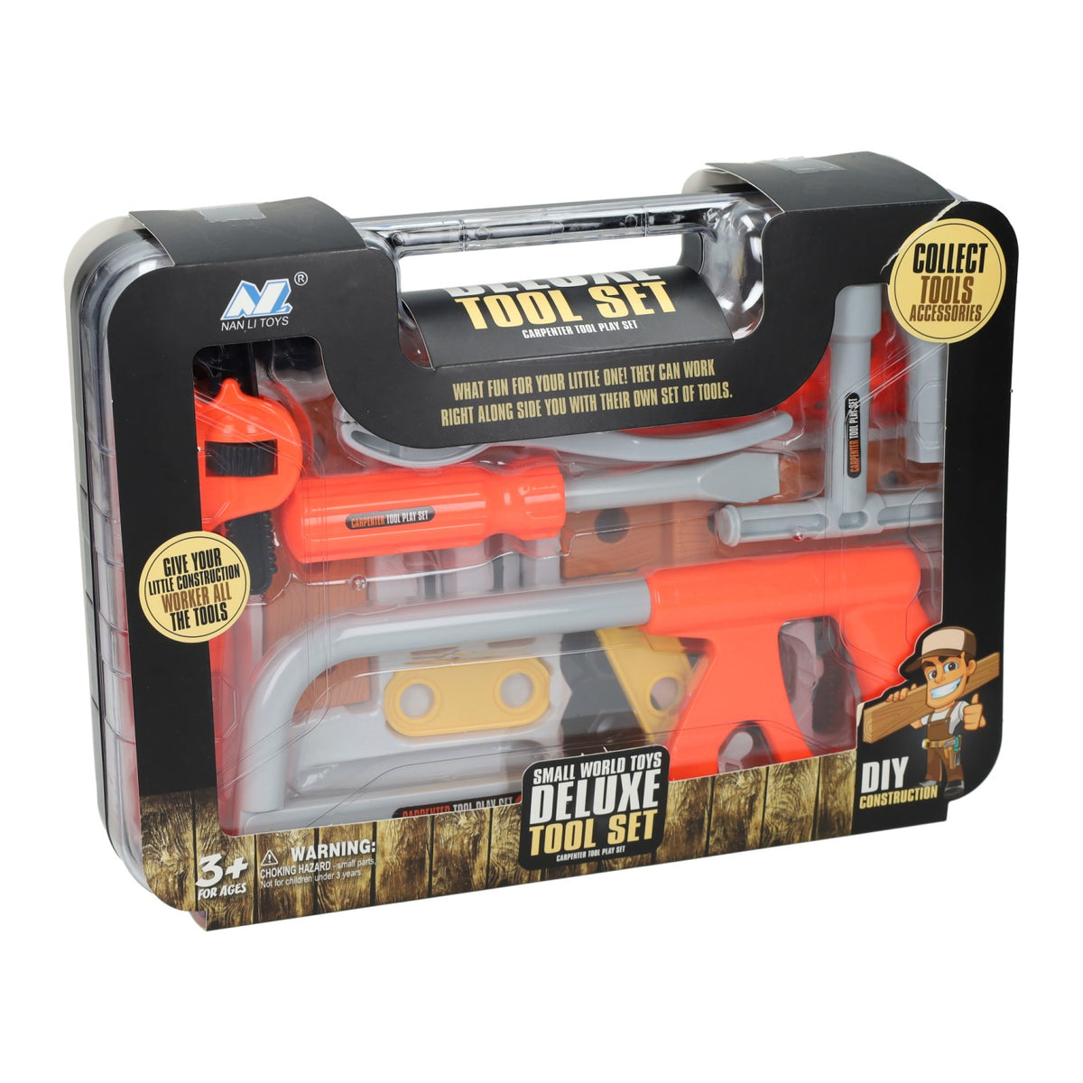 Jono Toys - Jono Toys Gereedschapset in koffer - 25dlg.