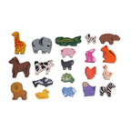 Primi Passi - Primi Passi - houten dieren set - 60st