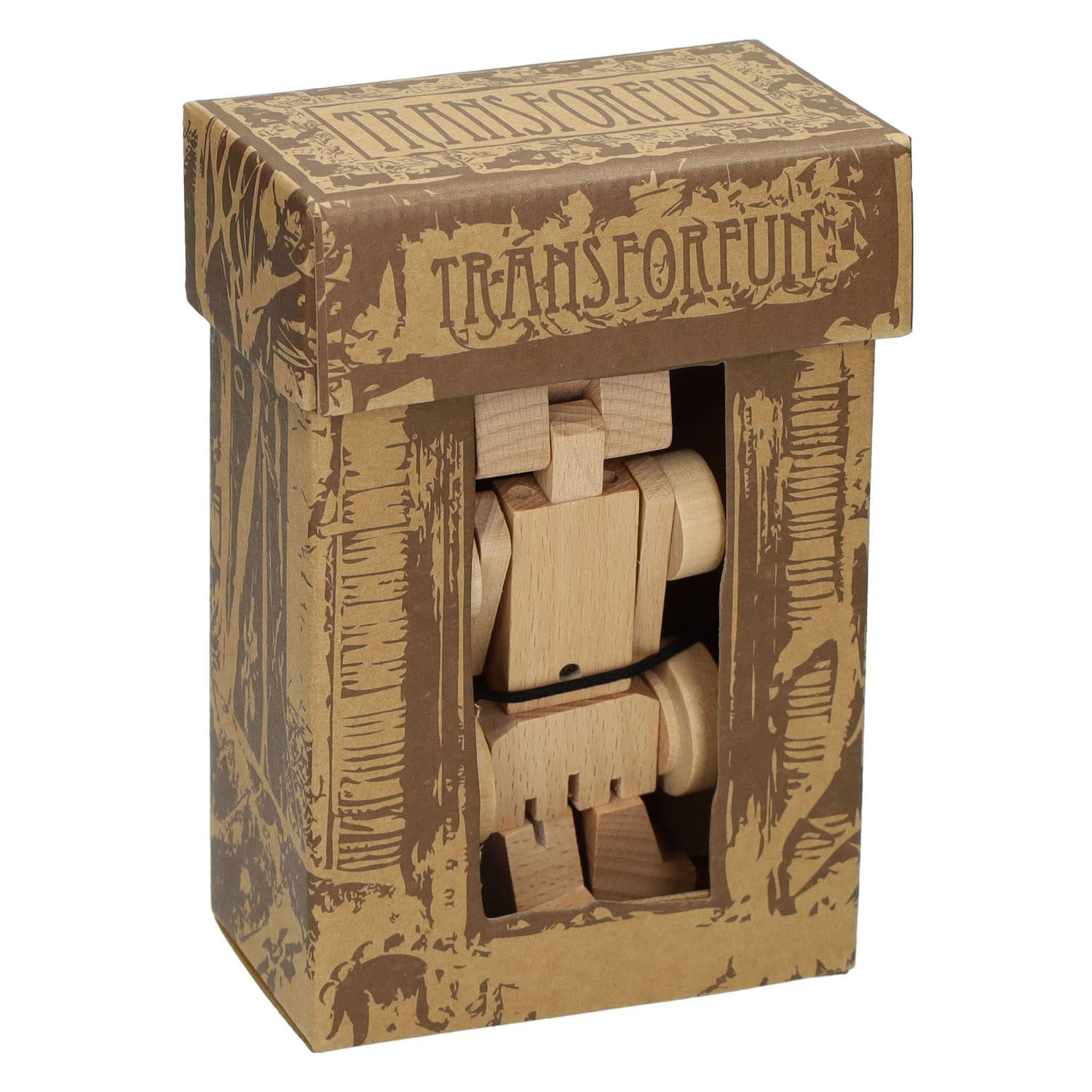 Primi Passi - Primi Passi - houten transformeer robot/shovel