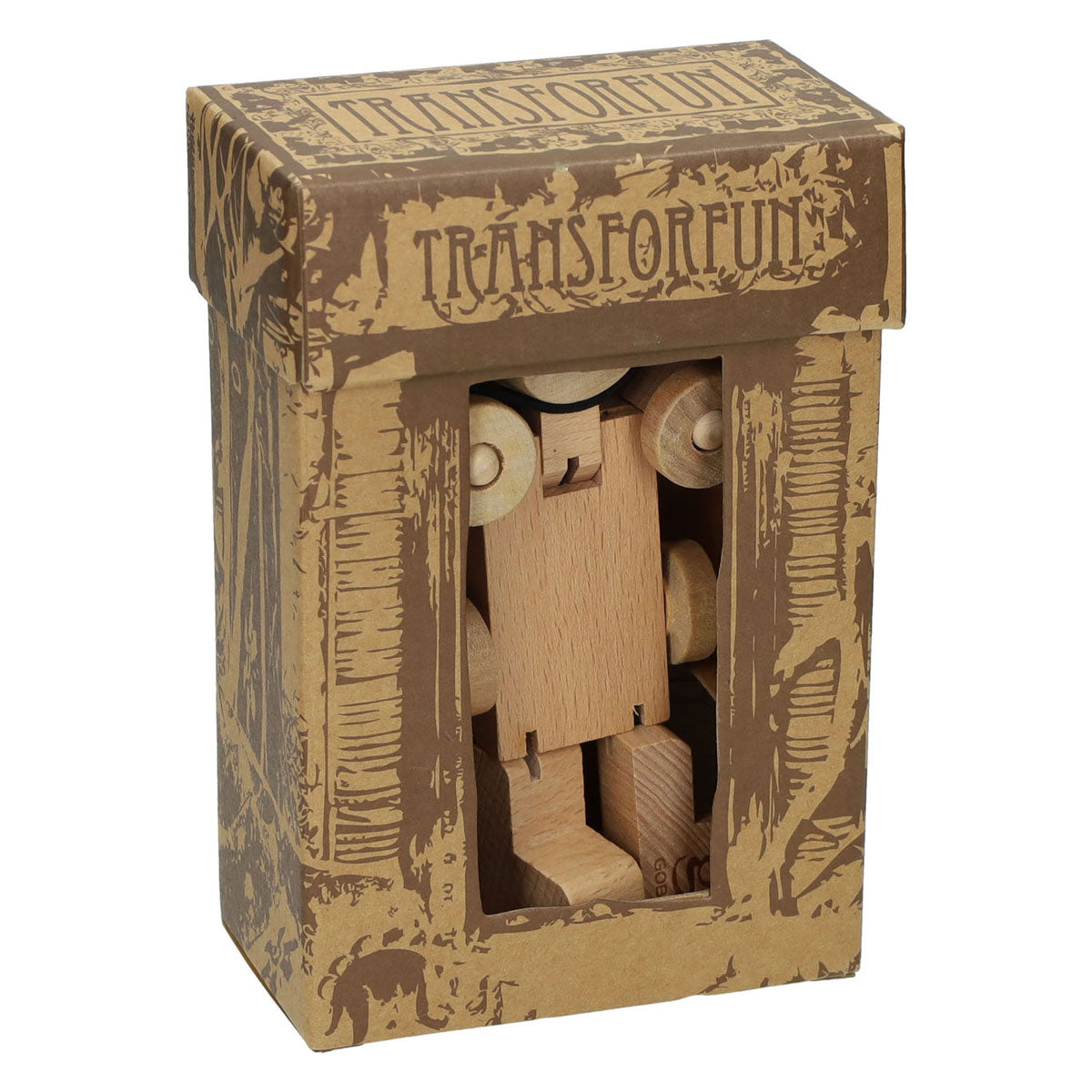 Primi Passi - Primi Passi - houten transformeer robot/cementwagen