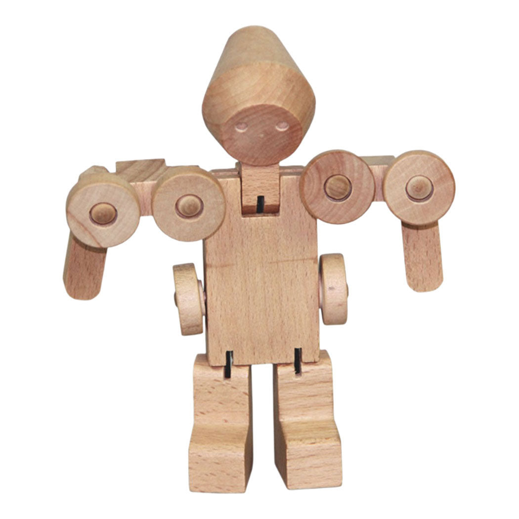 Primi Passi - Primi Passi - houten transformeer robot/cementwagen