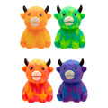 Jono Toys - Jono Toys Squeeze gekleurde highland koe