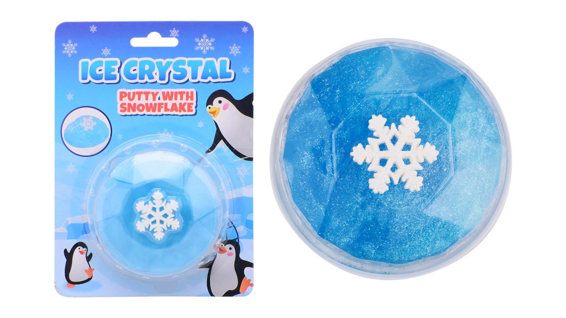 Johntoy john toy ijs putty met sneeuwvlok