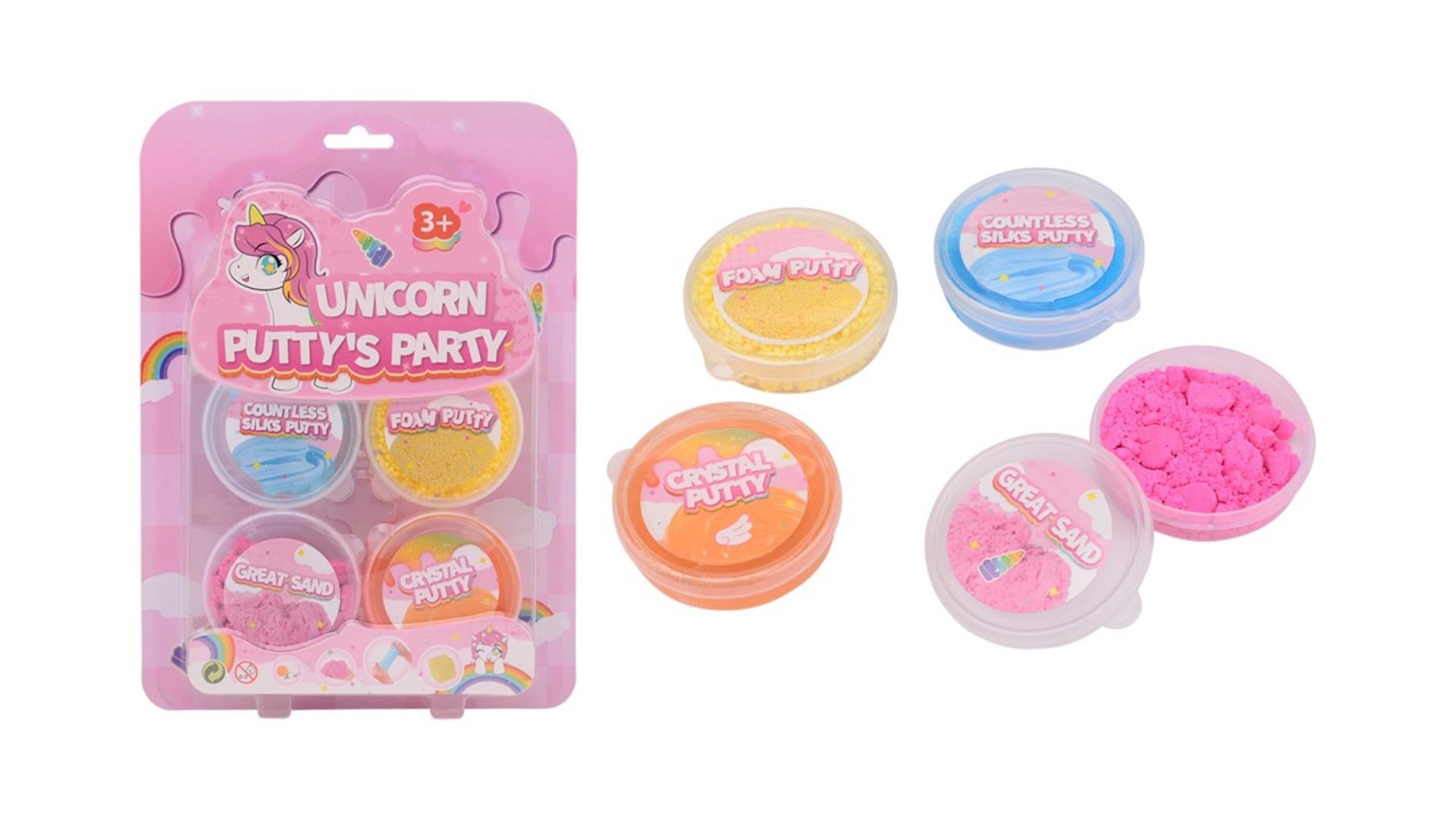 Johntoy - Johntoy John toy unicorn putty's party kaart a 4