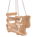 Playwood - wood Houten schommel - paard