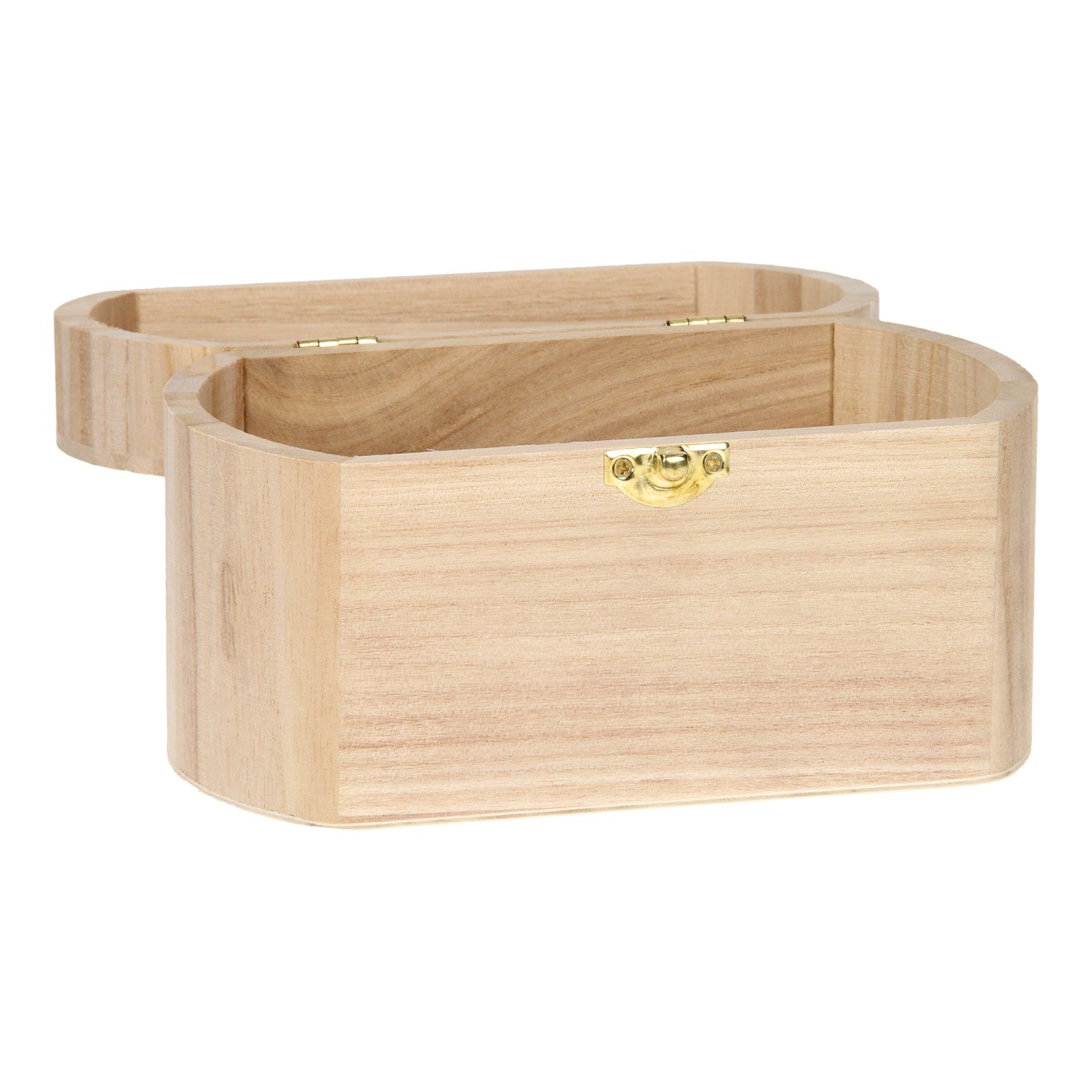 Playwood - wood Versier je eigen houten kist ovaal