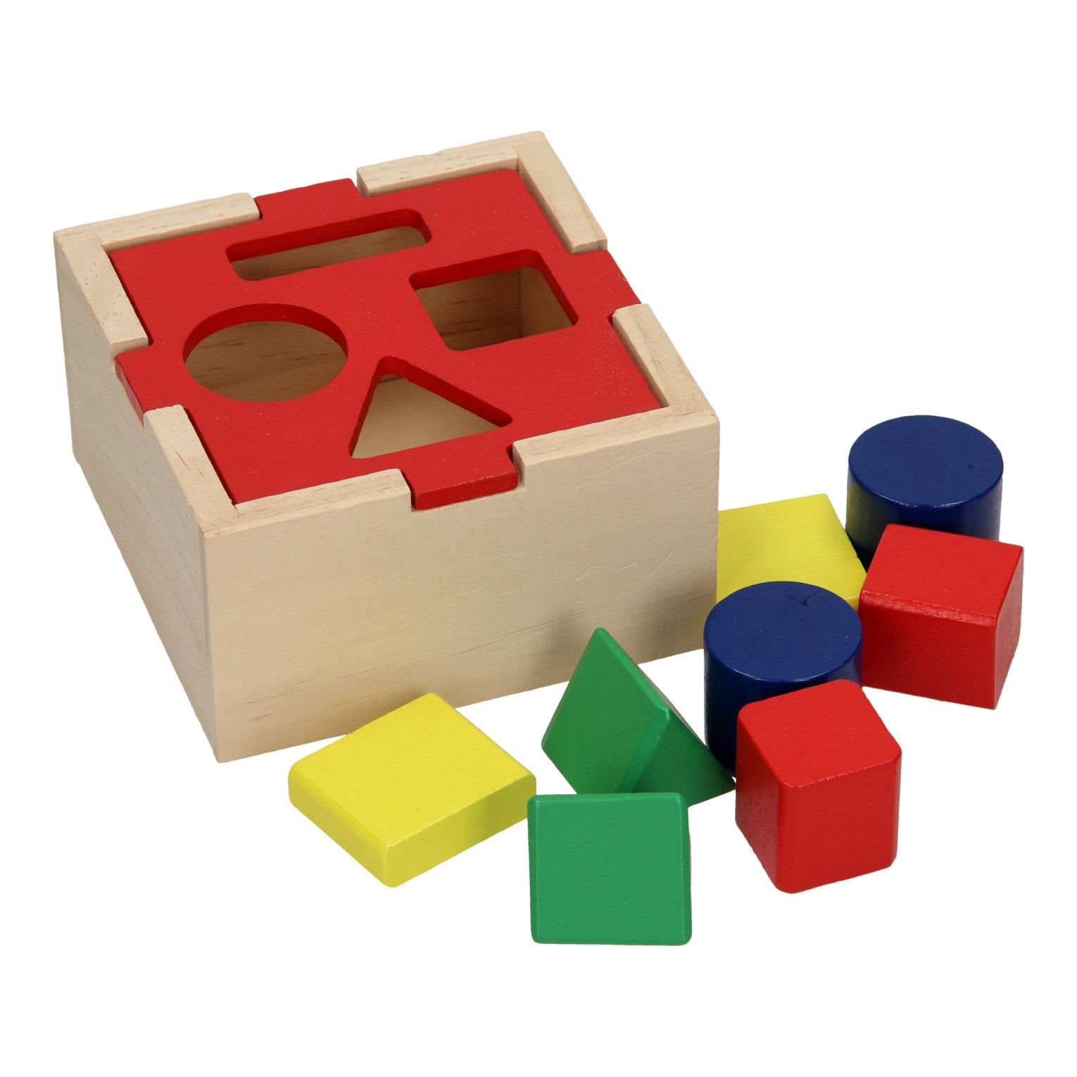 Playwood - wood Houten vormenstoof met deksel