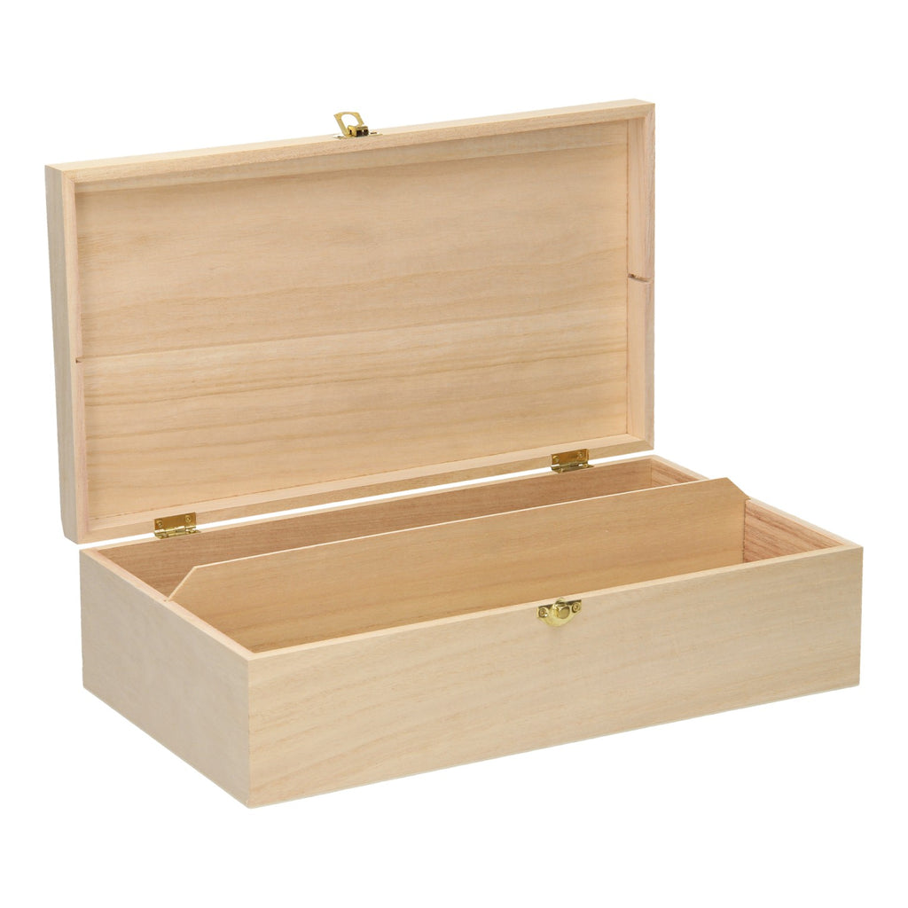 Playwood - wood Versier je houten wijnkist - 2 flessen