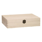 Playwood houten kist speelgoed organizer met 24 vakken naturel.