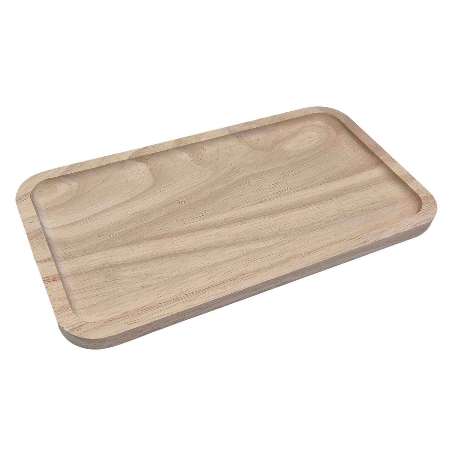 Playwood houten dienblad plateau rechthoek, 26cm