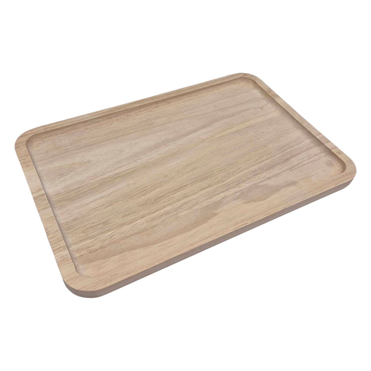 Playwood houten dienblad plateau rechthoek, 31,5cm