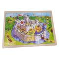 Playwood - wood Houten legpuzzel kasteel - 41 stuks