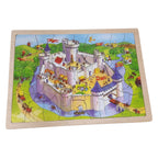 Playwood - wood Houten legpuzzel kasteel - 41 stuks