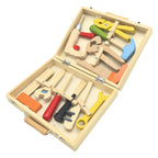 Playwood - wood Houten gereedschapskist - 12dlg.