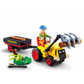 Sluban farm tractor met boomstammen (m38-b0777)