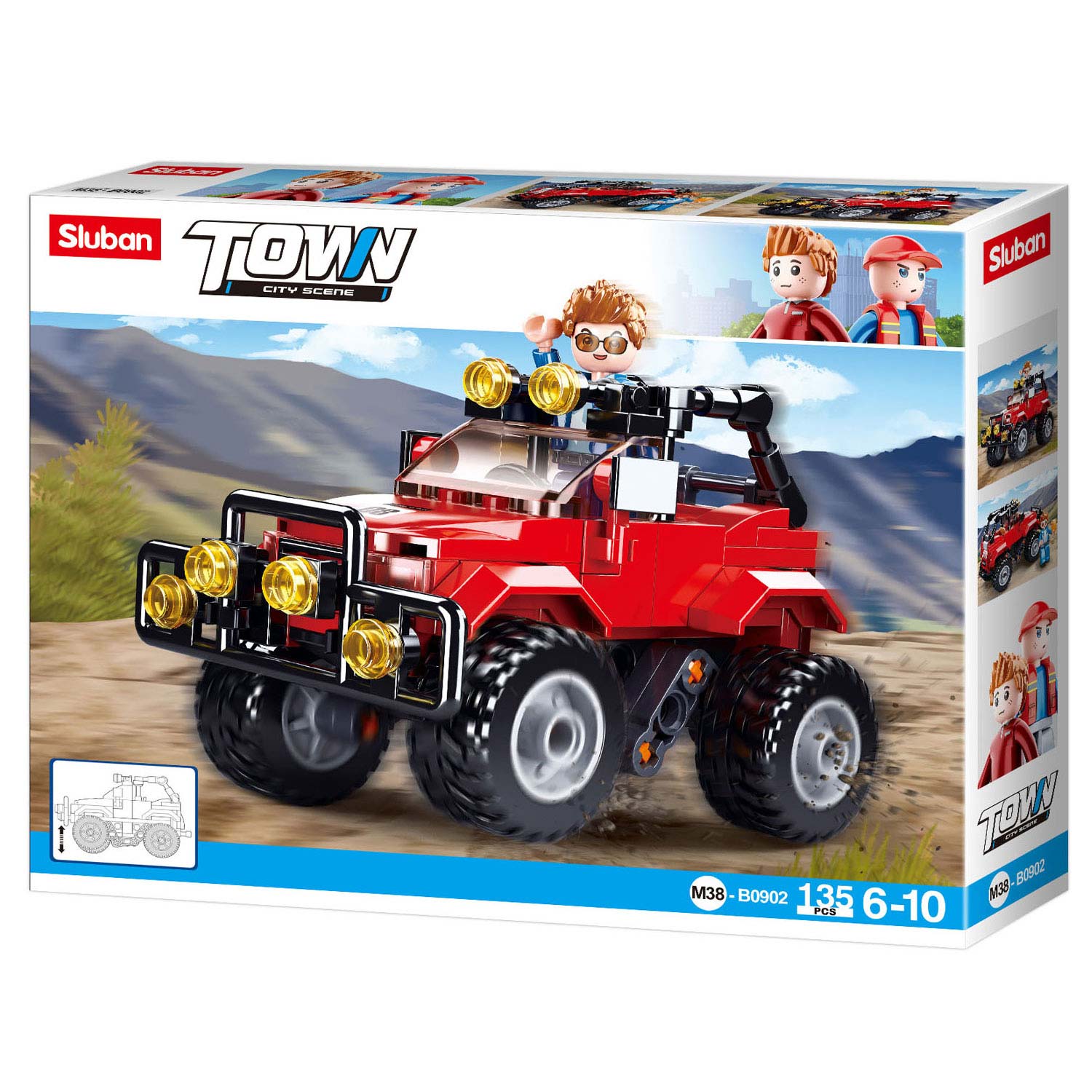 Sluban rode offroader - 135dlg.