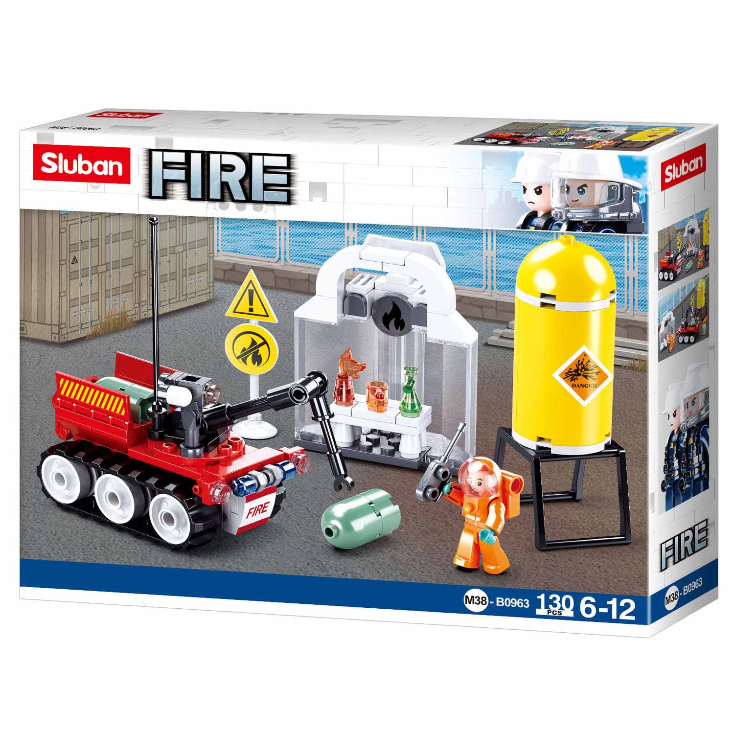 Sluban - brandweer robot oefening - 130dlg.