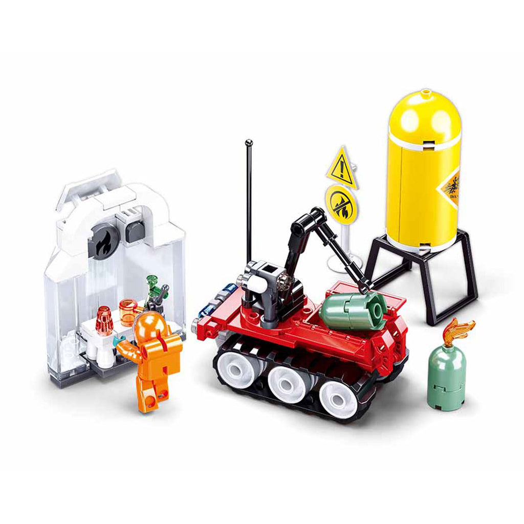 Sluban - brandweer robot oefening - 130dlg.