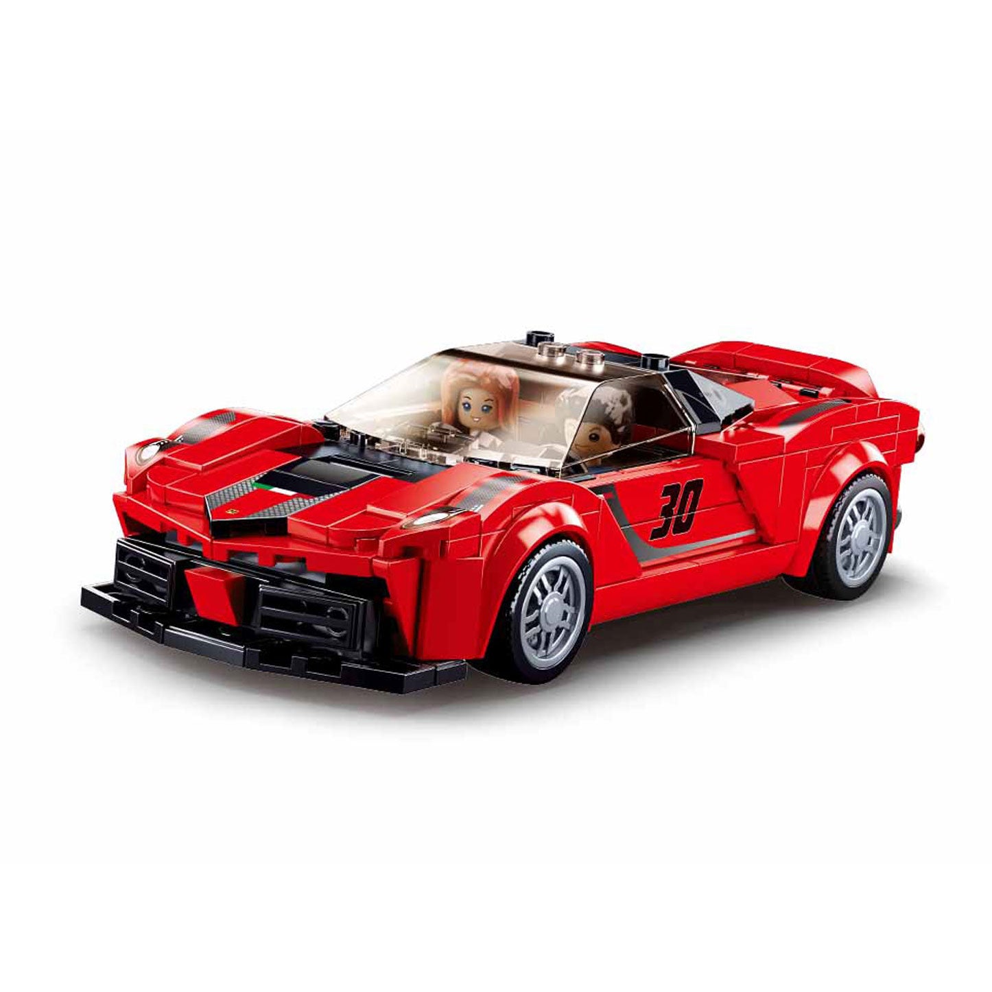 Sluban - italiaanse supercar rood - 262dlg.