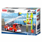Sluban - brandweer ladderwagen oefening