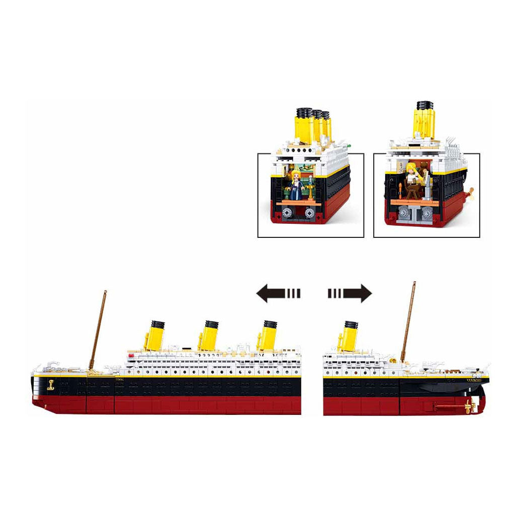 Sluban - titanic extra large bouwset, 2401dlg.