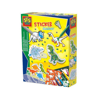Ses dino stickers maken | 8 stuks