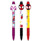 Canenco - Canenco Spidey uitwisbare gelpen met clip 3 | 36 stuks