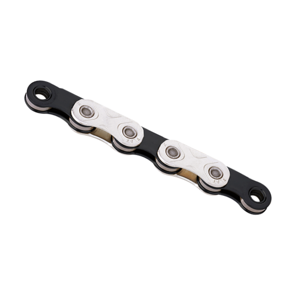 KMC - Ketting x-flat waxed 12/13 speed - 126l - zilver/zwart