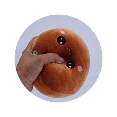 Johntoy - Johntoy Xl squeeze drol knuffel - 15cm