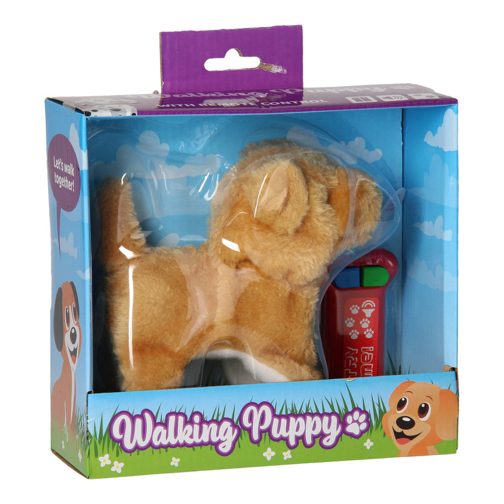 Johntoy wandelende puppy 4 assorti