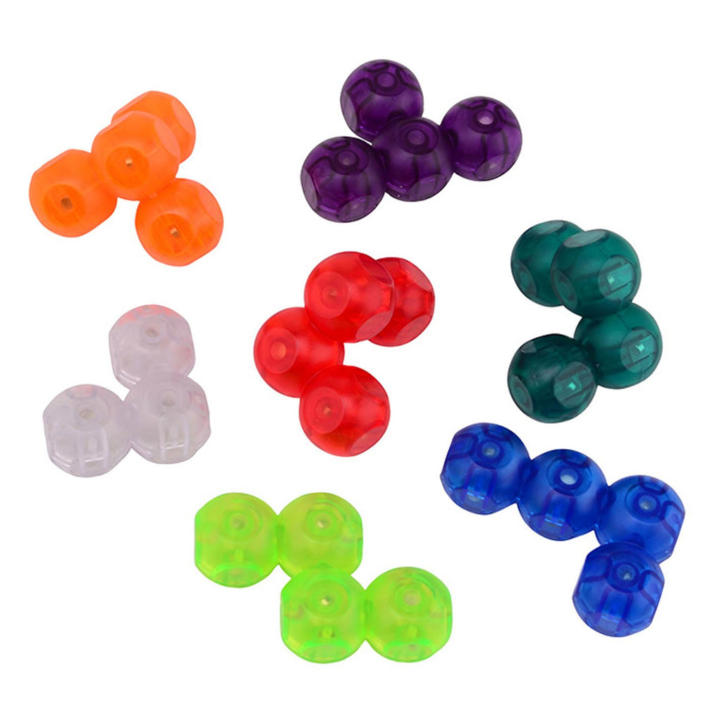 Johntoy magnetische puzzel kubus - 7 puzzelstukjes - speelgoed - 6 x 6 cm - kunststof - multicolor