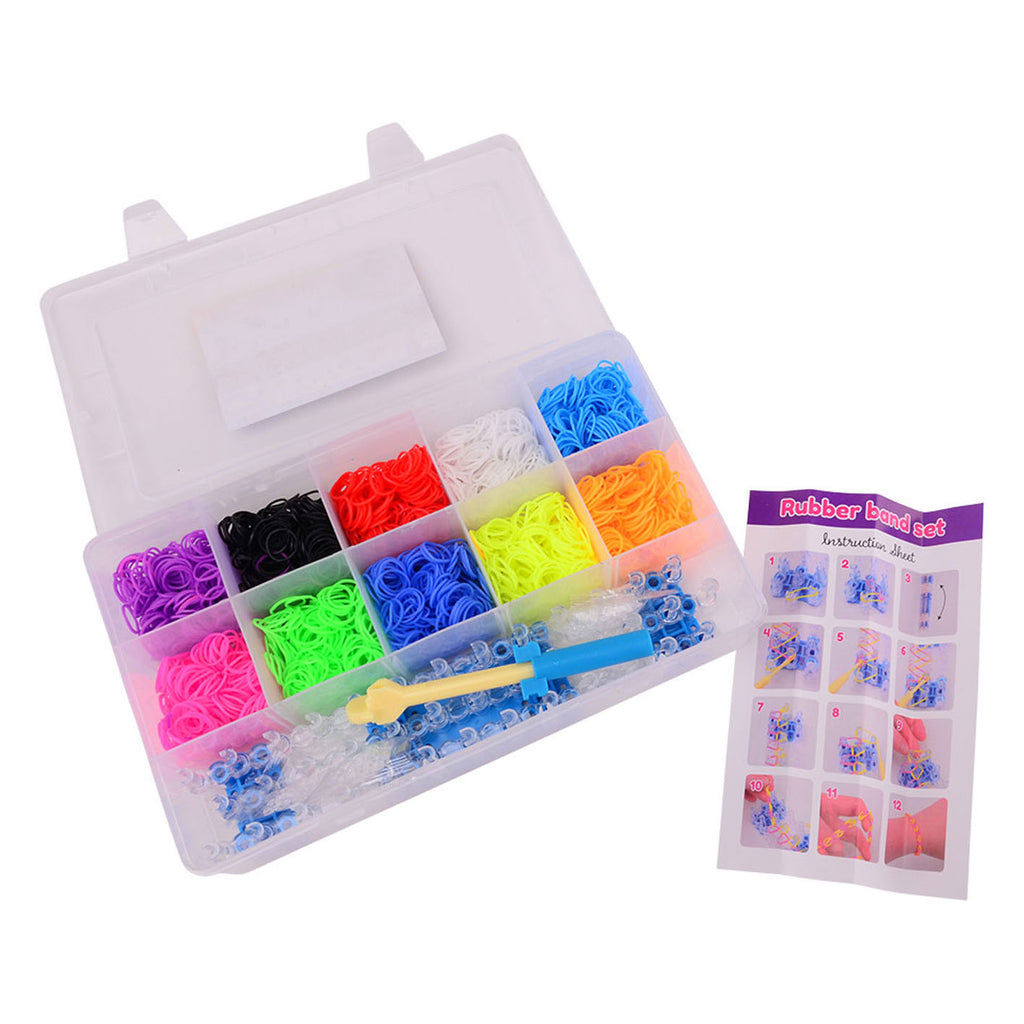 Johntoy - Johntoy Loom bandjes set in opbergdoos 3000dlg.