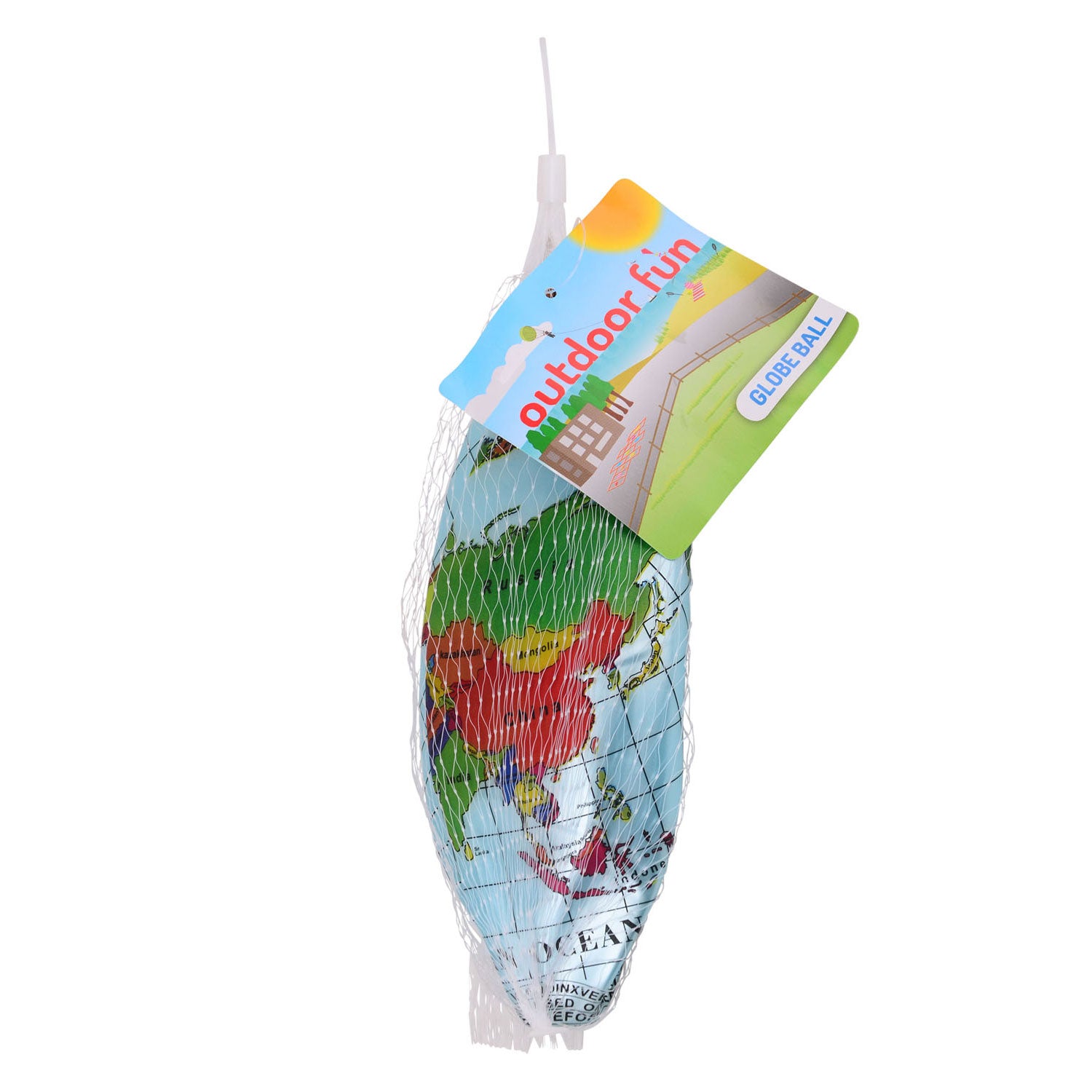 Johntoy john toy outdoor fun speelbal globe 85gram ø20cm