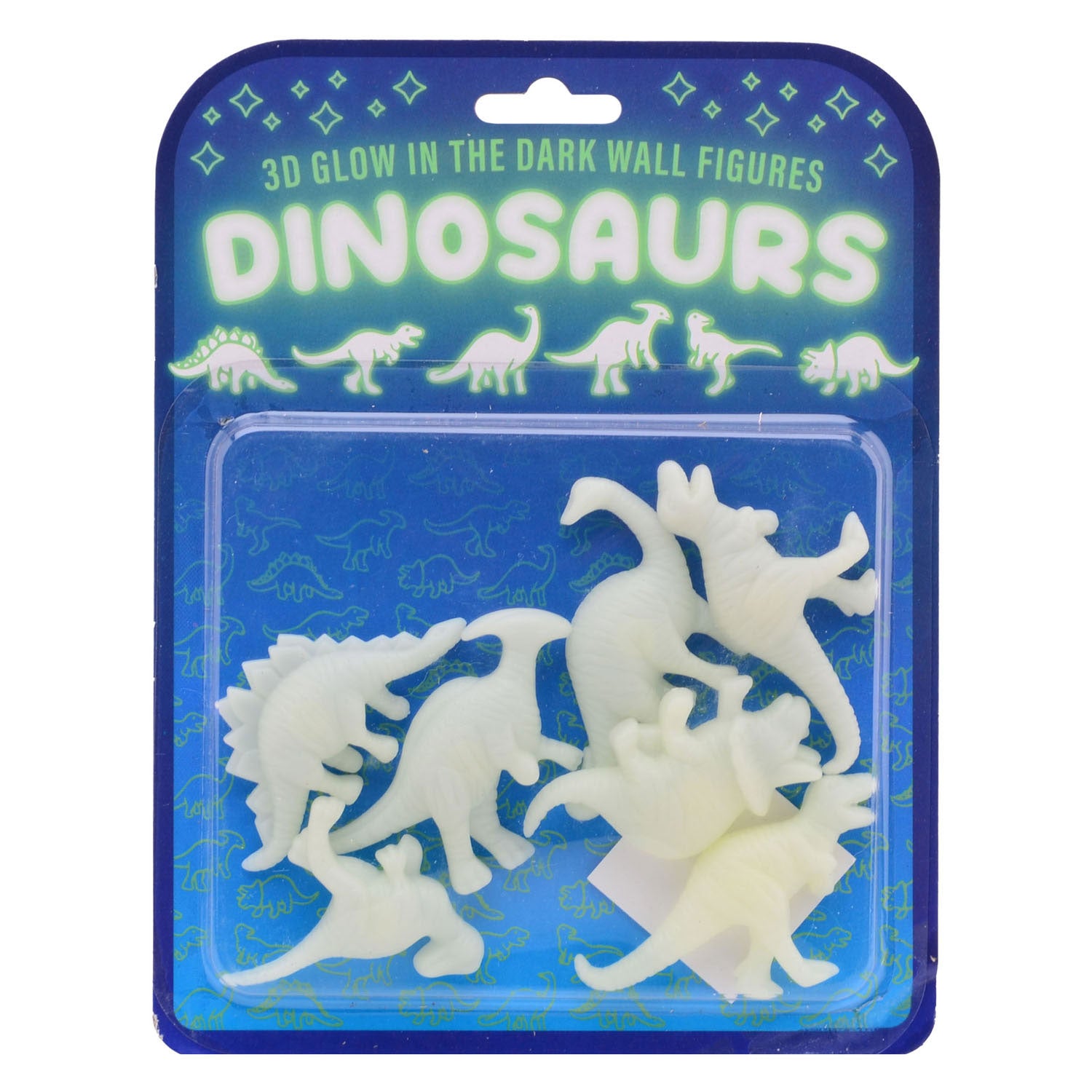Johntoy john toy glow in the dark 3d muur dino's
