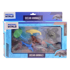 Johntoy zeedieren speelset - animal world - 8-delig speelgoed.