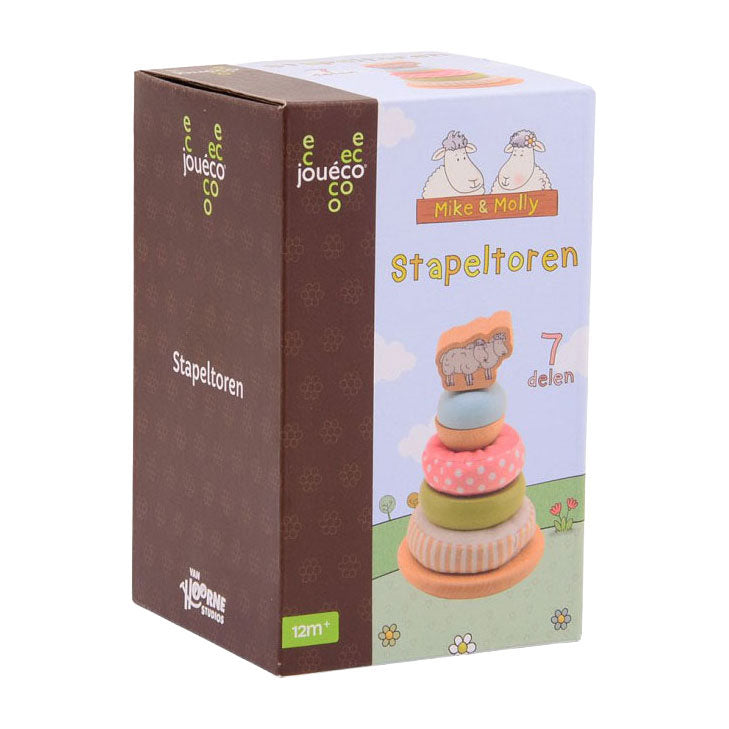 Johntoy - Johntoy Mike & molly stapeltoren met zachte ringen