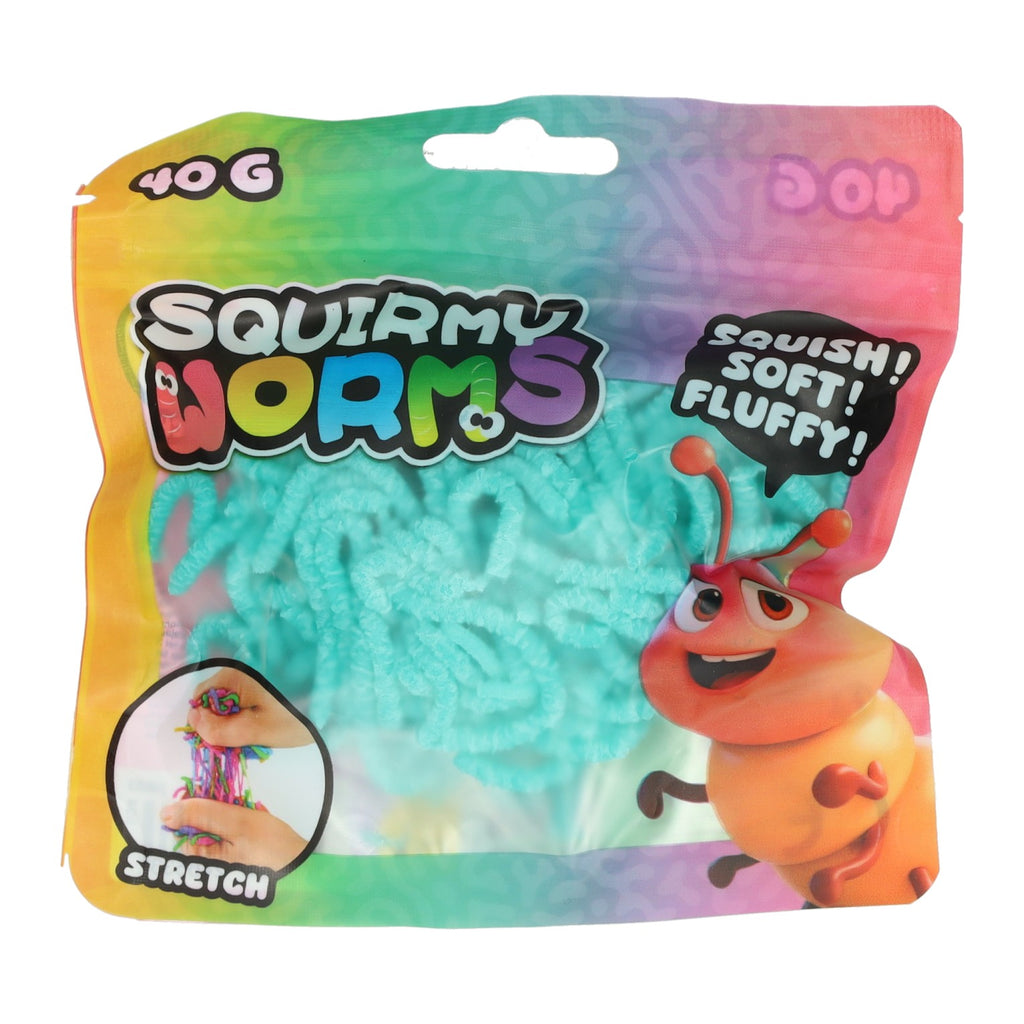 Johntoy squirmy wormen 40 grams in zak