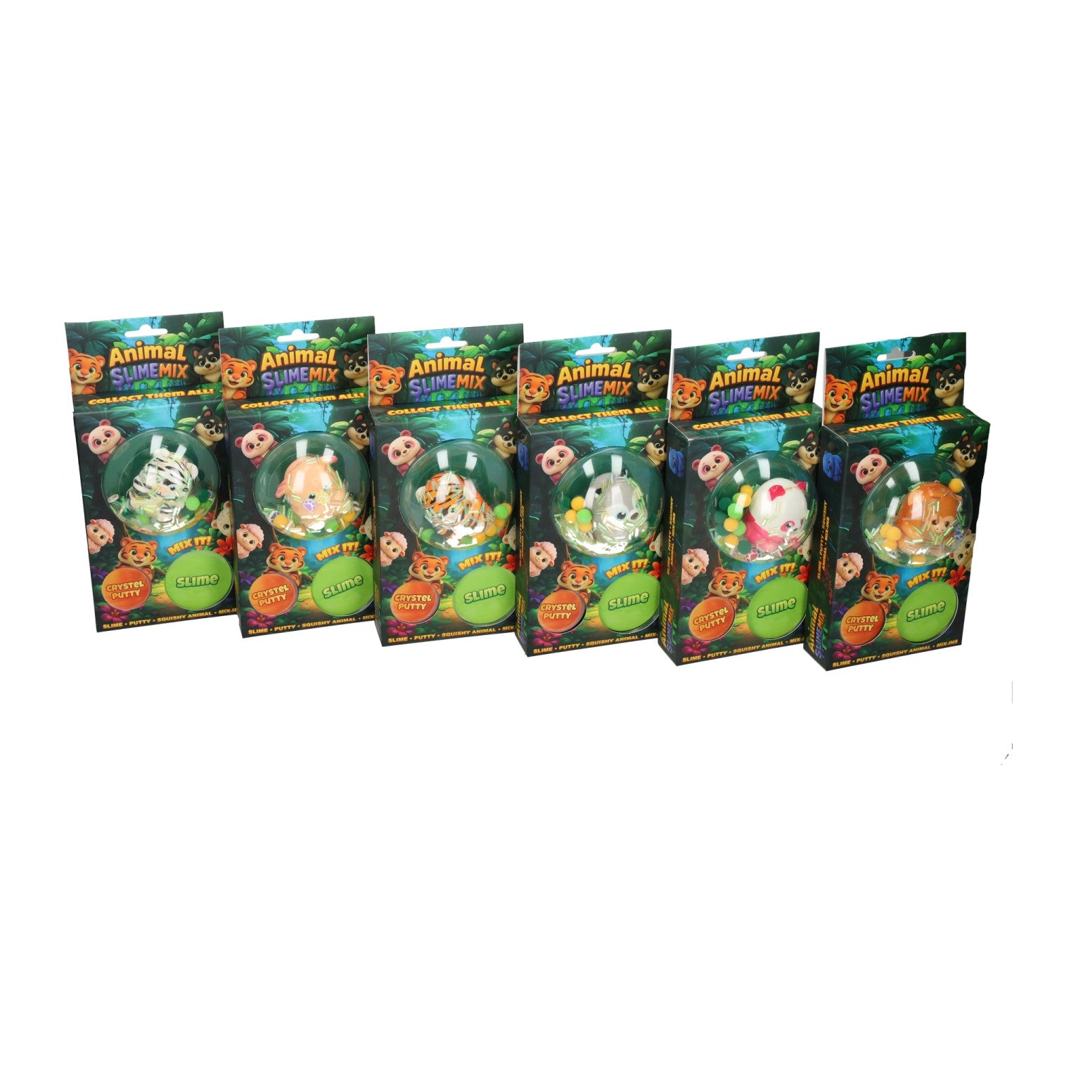 Johntoy - Johntoy Jungle multipack - putty slijm & squeez