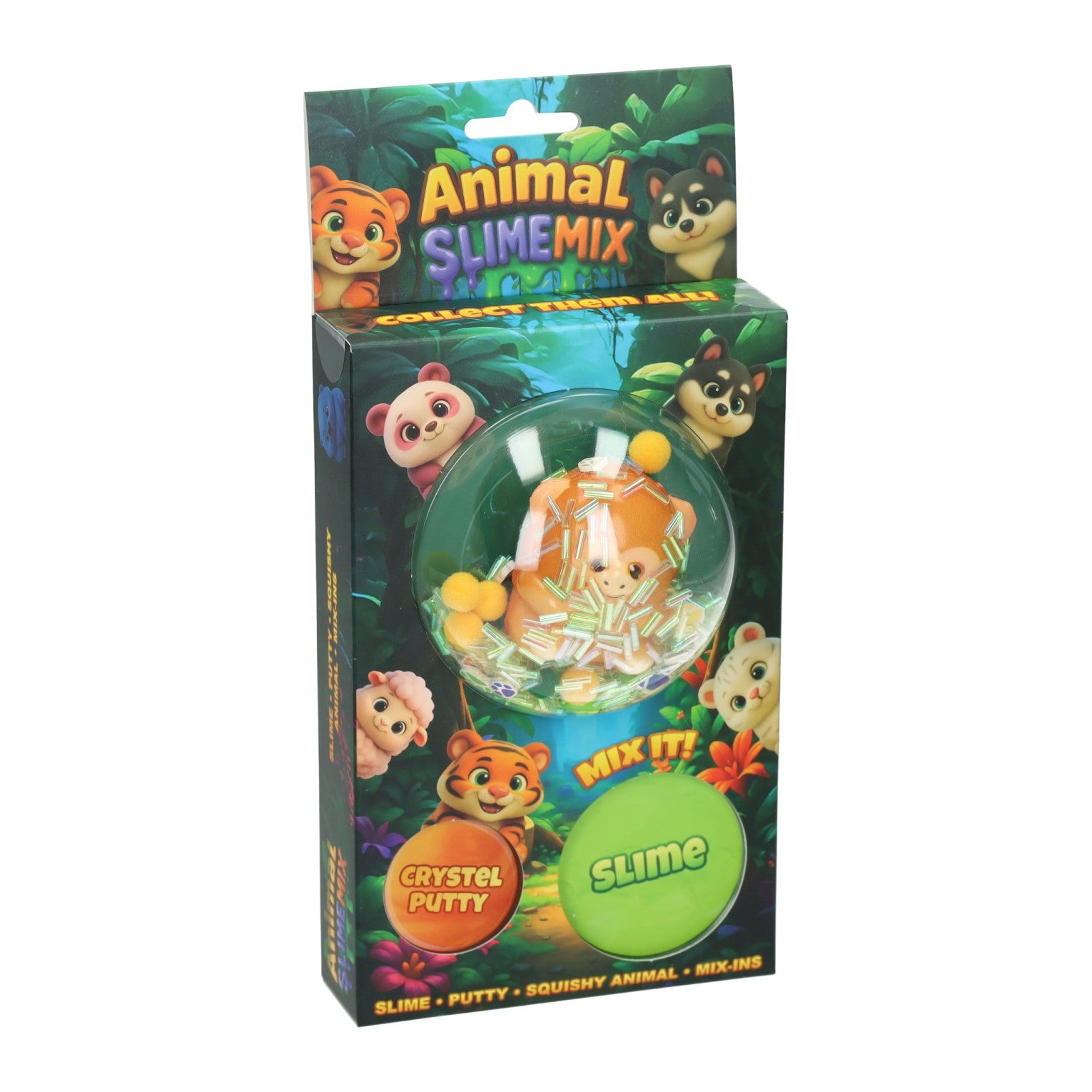 Johntoy - Johntoy Jungle multipack - putty slijm & squeez