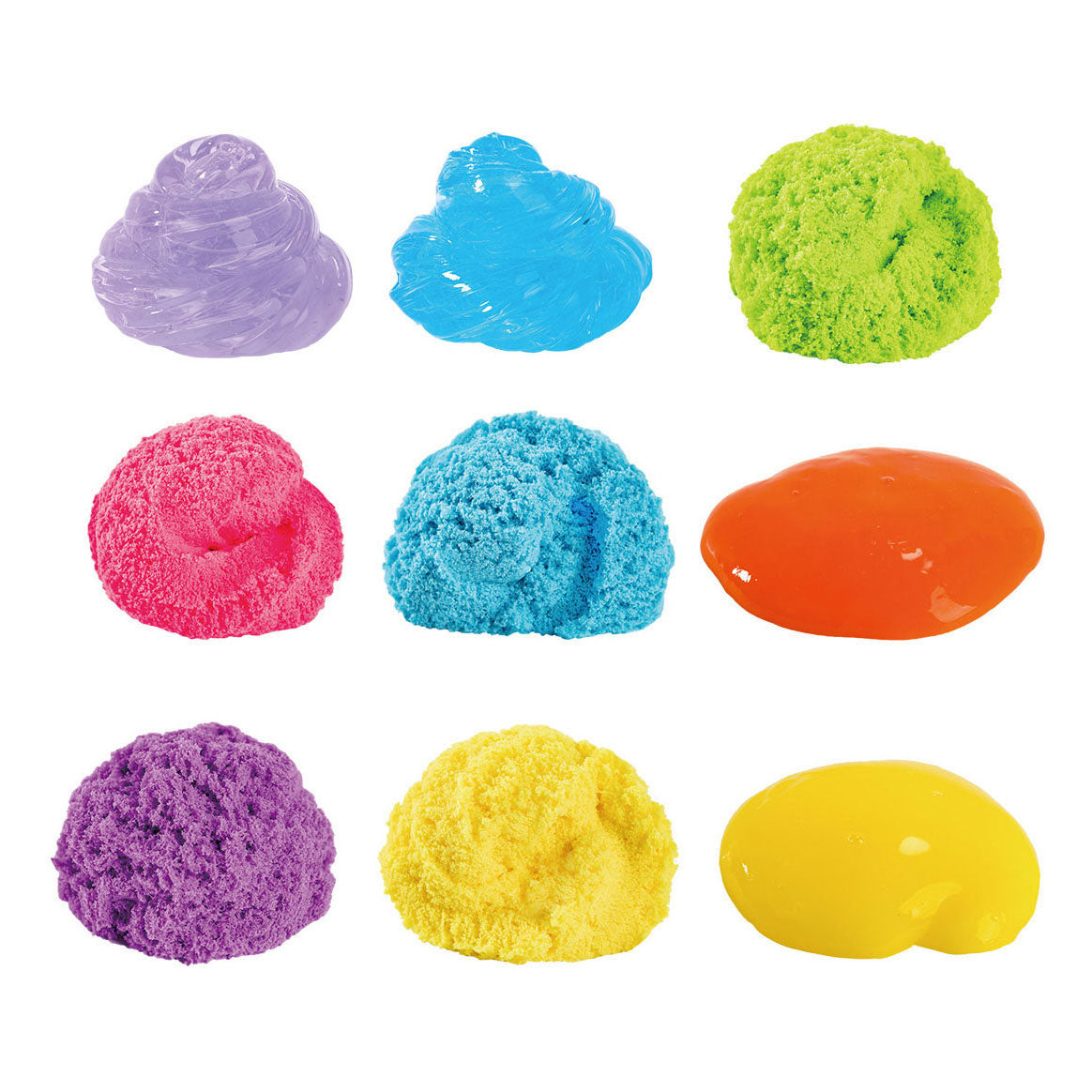 Johntoy - Johntoy Multi container pack - sand putty en slijm - 10dlg.