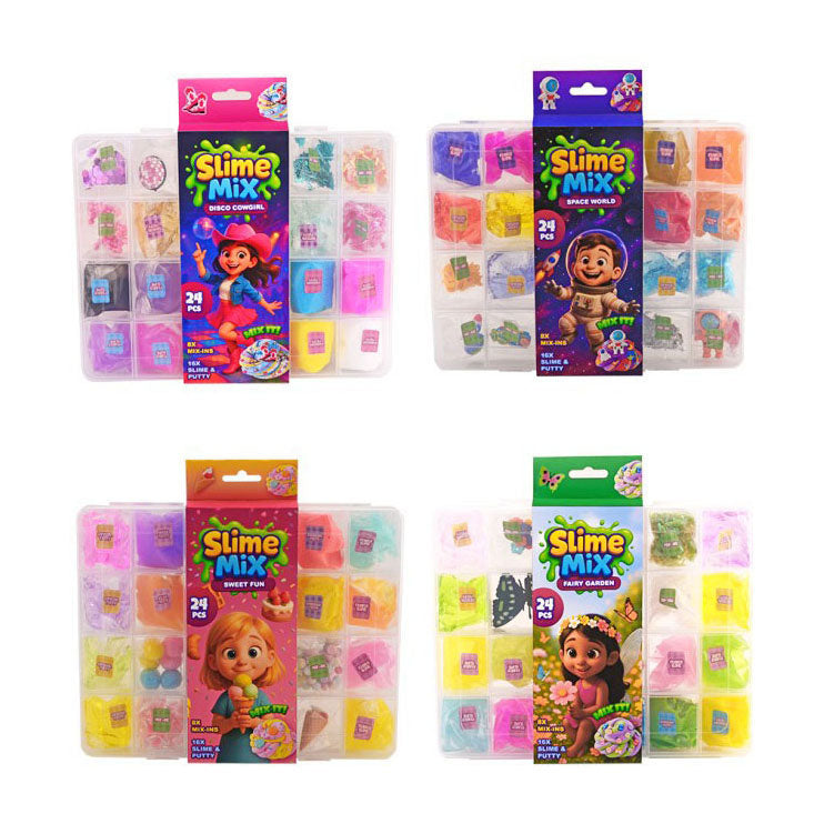 Johntoy - Johntoy Putty slijm en accessoires - 24dlg.