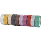 Creativ Company - Creativ Company Https://www.cchobby.nl/glitter-tape-b-15-mm-diverse-kleuren-10x6-m-1-doos