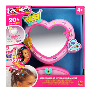 Funlockets - Funlockets - geheime spiegel met haarglinsters - vanaf 4 jaar - haaraccessoires