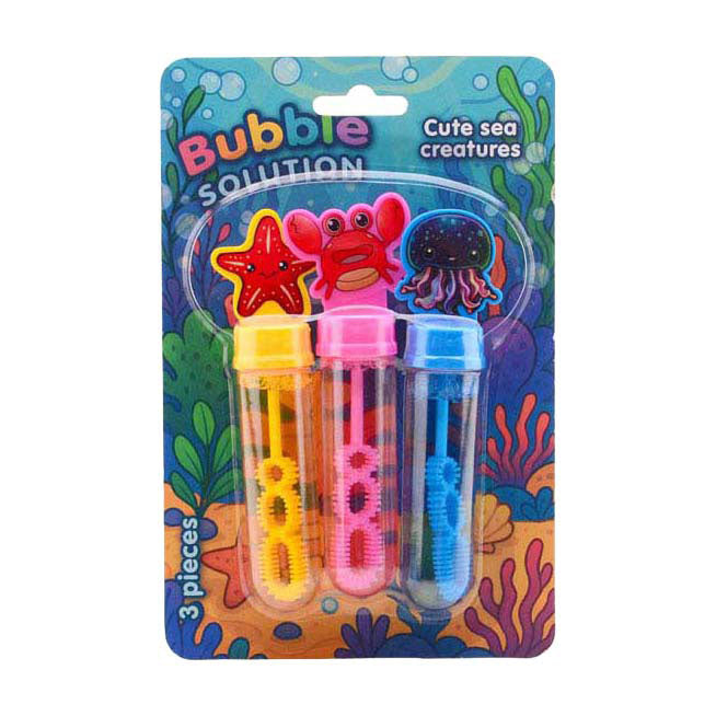 Johntoy - Johntoy Zeedier bellenblaas 3 stuks 35ml