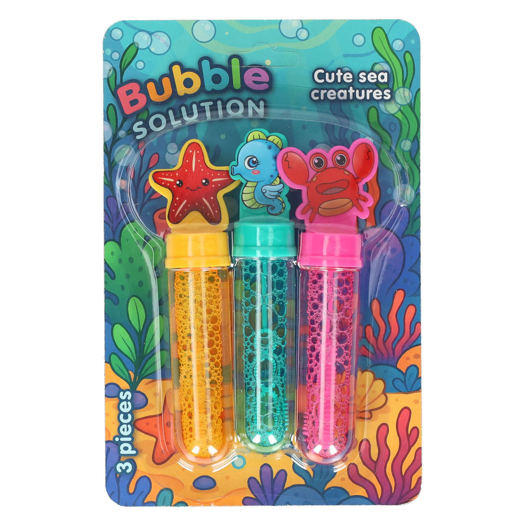 Johntoy - Johntoy Zeedier bellenblaas 3 stuks 35ml