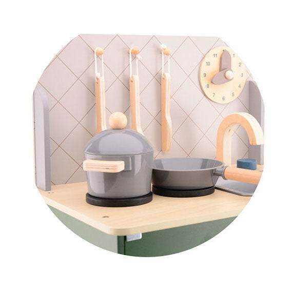Johntoy - Johntoy Joueco houten keuken met accessoires