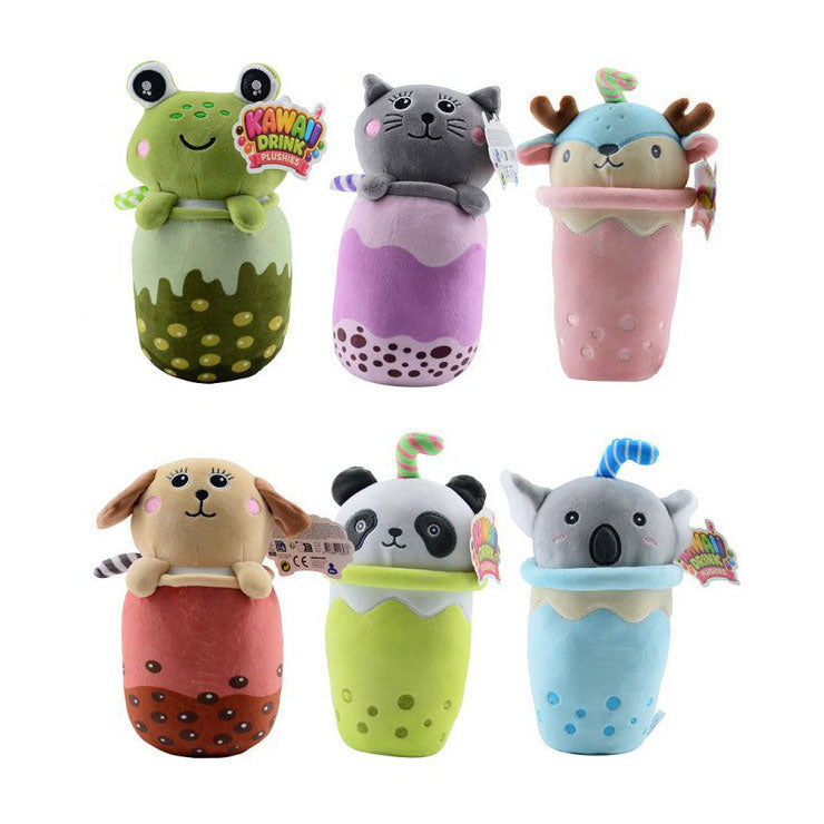 Johntoy - Johntoy Plush & play - schattig dier in beker