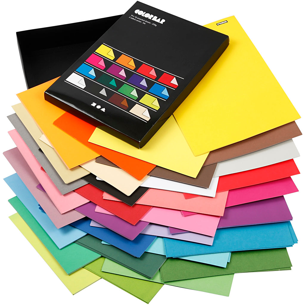 Creativ Company - Creativ Company Https://www.cchobby.nl/color-bar-papier-a4-vel-210x297-mm-100-gr-diverse-kleuren-16x10-vel-1-doos